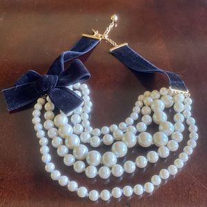 Kate Spade girl in pearls three tier pearl necklace